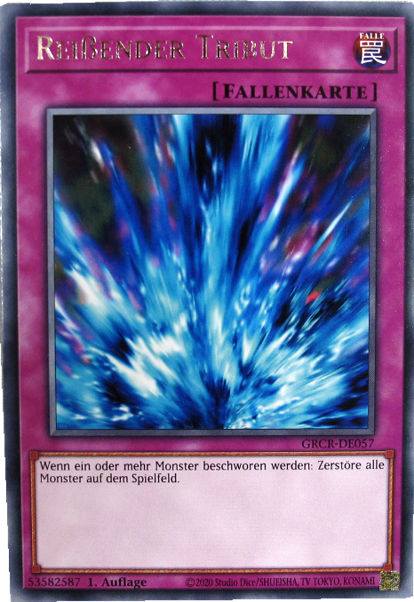 GRCR-DE057 Reißender Tribut Rare deutsch