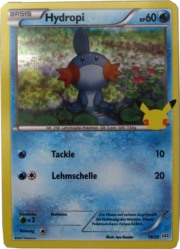 Pokemon MCD 19/25 Hydropi Foil Einzelkarte deutsch