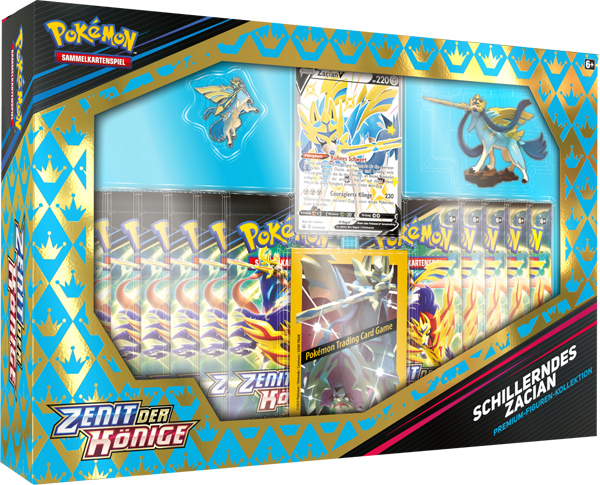 Pokemon Zenit der Könige Schillerndes Zacian Premium Figuren Kollektion