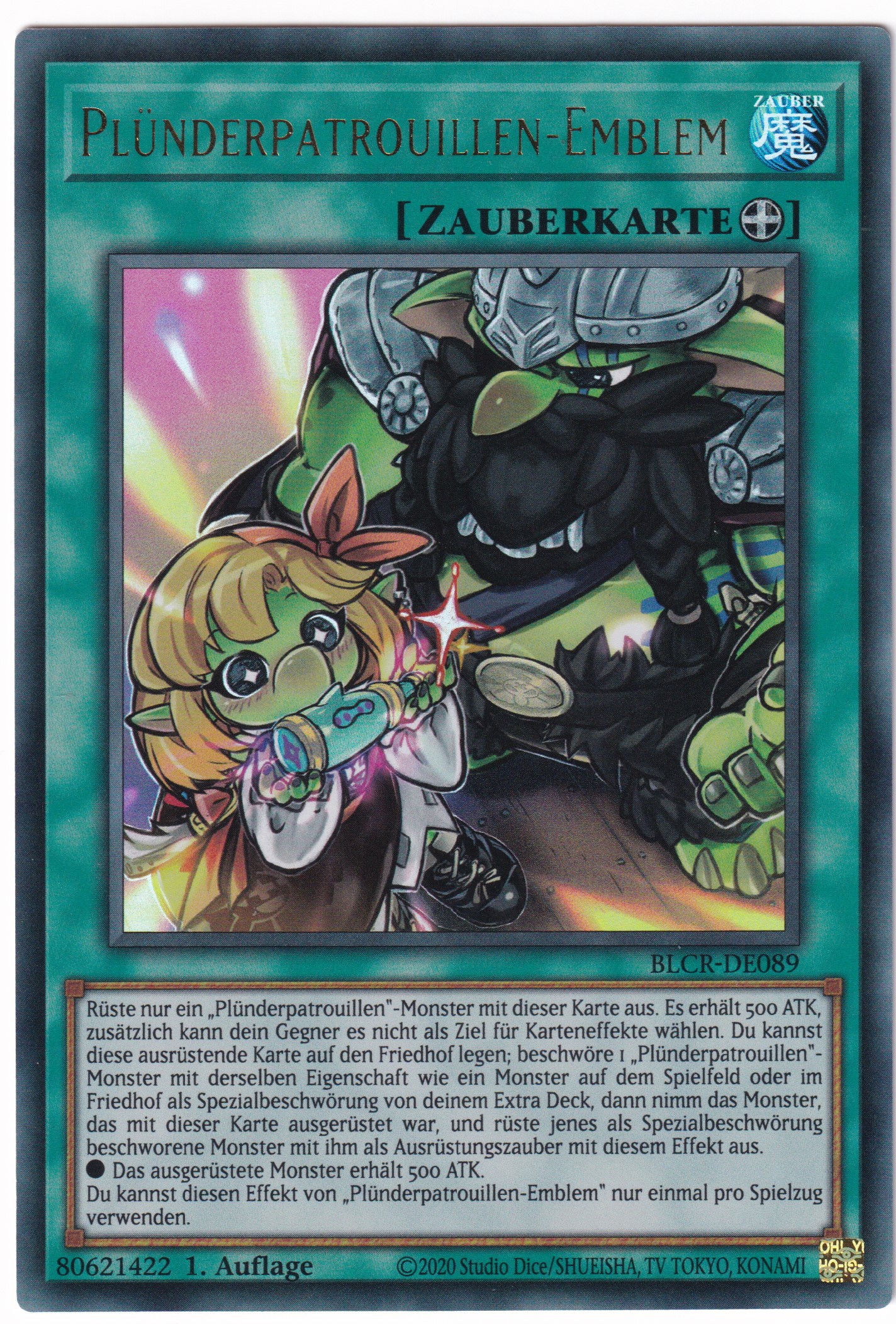 Plünderpatrouillen-Emblem 089/097 Ultra Rare  - BoL: Crystal Revenge