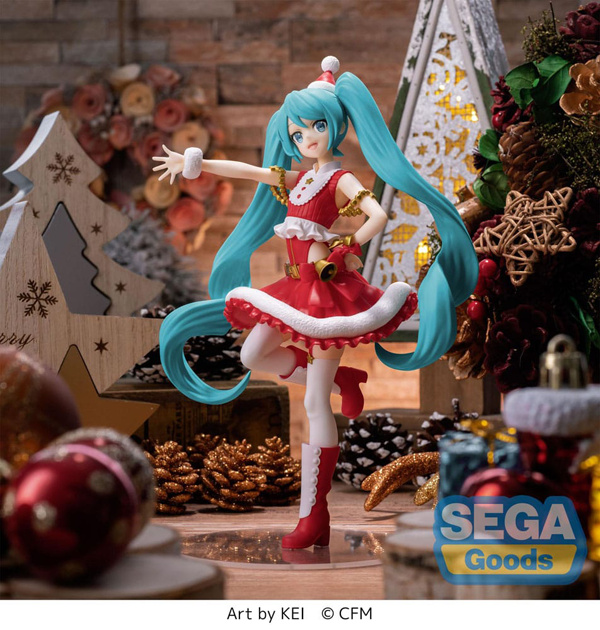 Action Figur - Hatsune Miku - Luminasta Figure - Christmas 2023