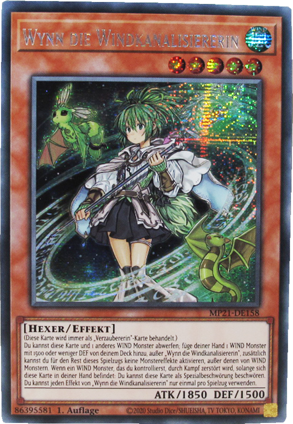 MP21-DE158 Wynn die Windkanalisiererin Secret Rare deutsch