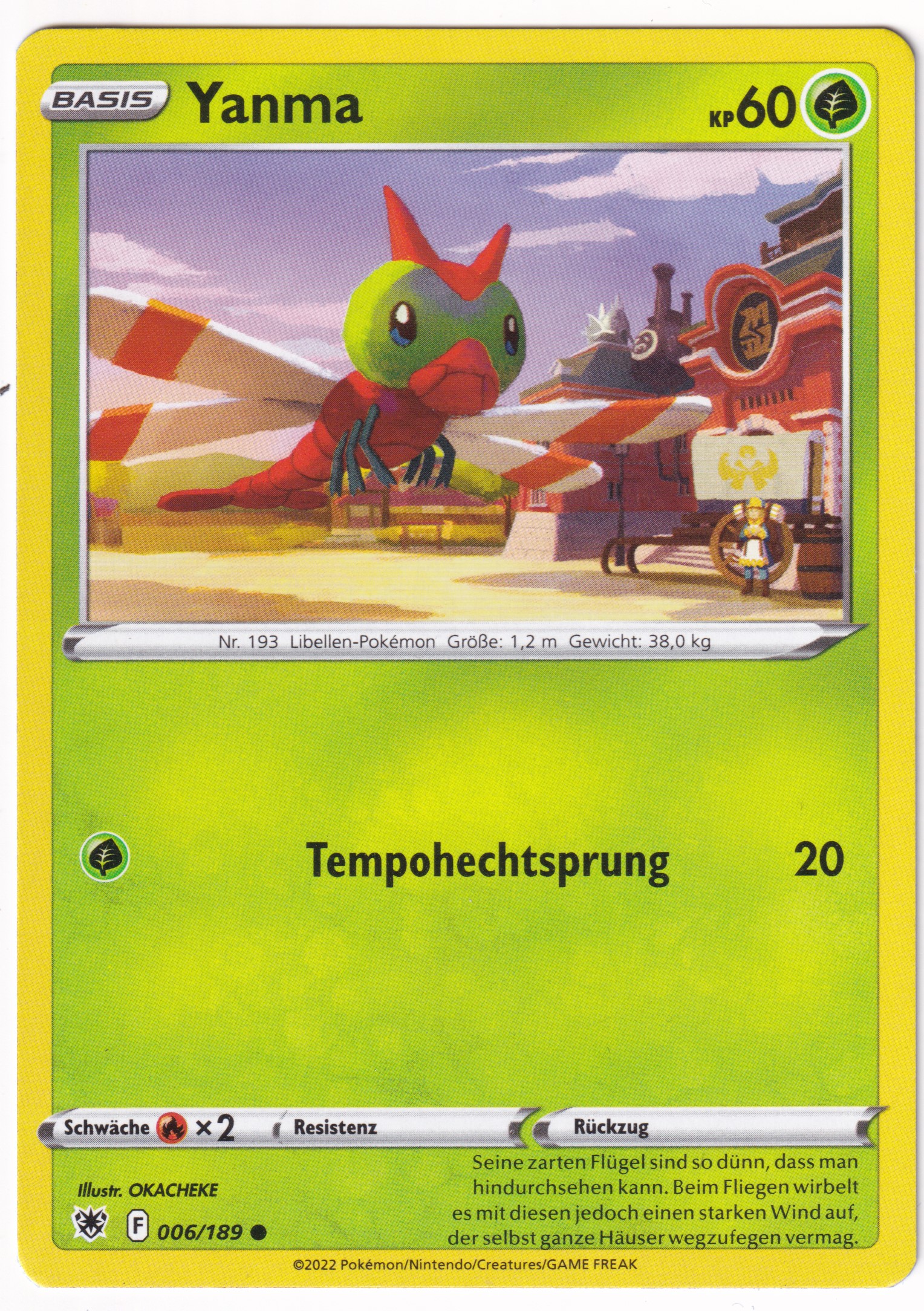Yanma 006/189 Common - Astralglanz Deutsch