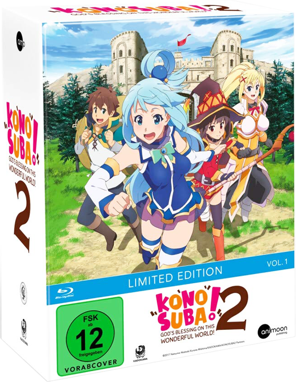 Konosuba! God's blessing on this wonderful World 2.Staffel Vol. 01 Mediabook Edition Blu-ray
