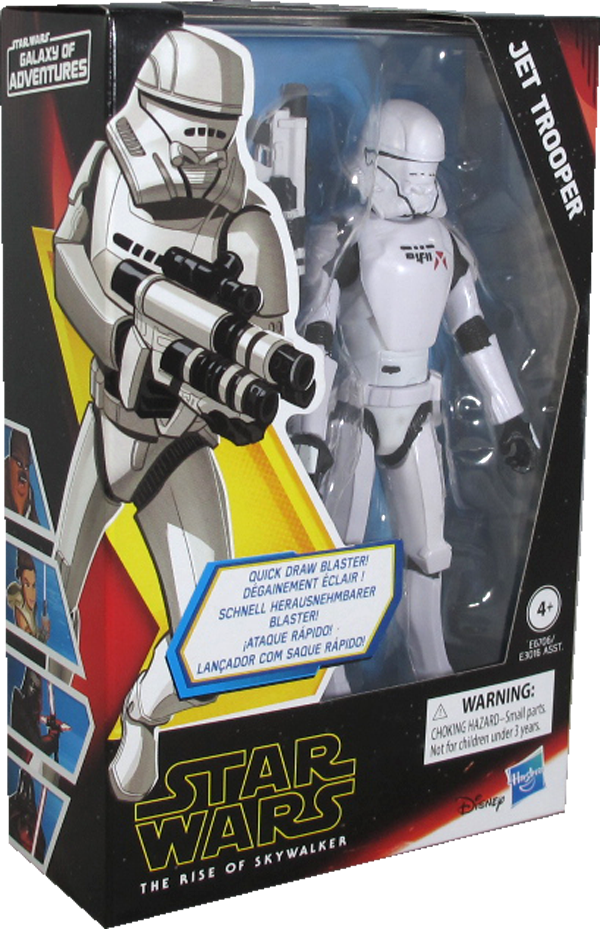 Star Wars Actionfigur - Galaxy of Adventures Series - Jet Trooper
