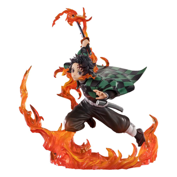 Figur - Demon Slayer - FigurartsZERO Figure - Tanjiro Kamado (Kyojuro Rengoku's Sword Guard Ver.)