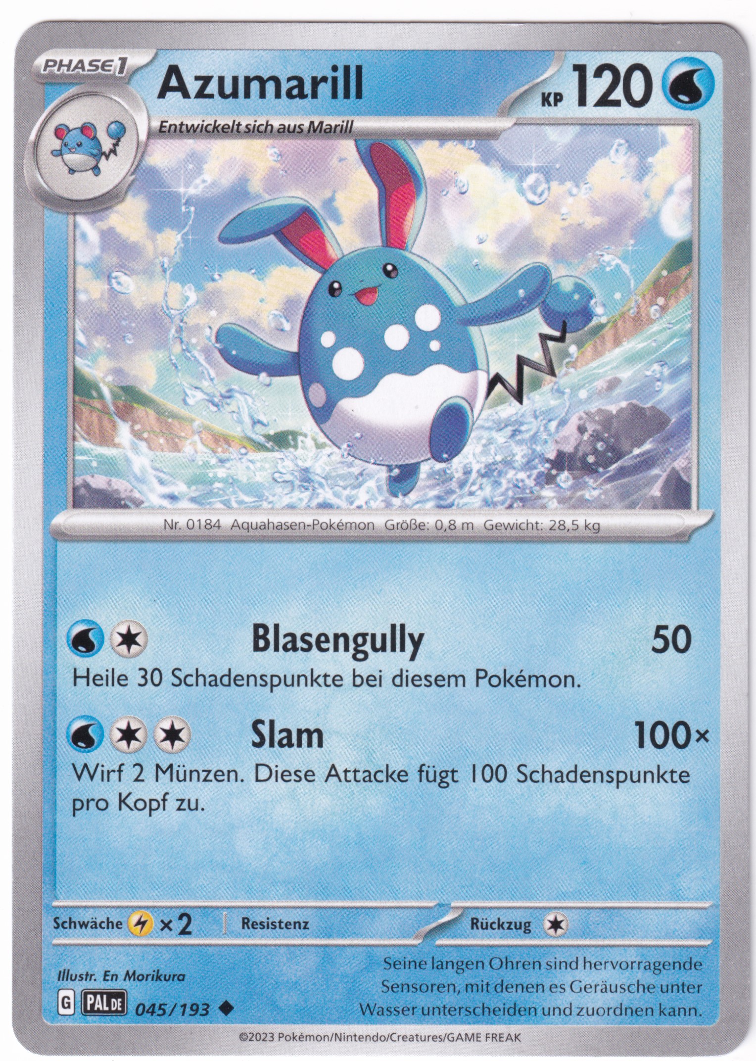 Azumarill 045/193 Uncommon - Entwicklungen in Paldea Deutsch