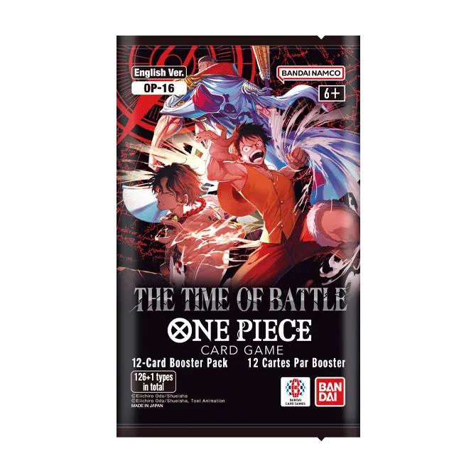 One Piece CG OP16 The Time of Battle Booster englisch