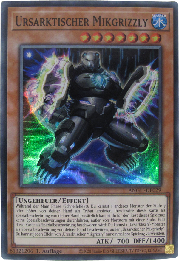 ANGU-DE029 Ursarktischer Mikgrizzly Super Rare deutsch