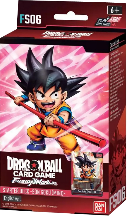 Dragonball Super Card Game - Fusion World Starter Deck FS06 Son Goku (Mini)englisch