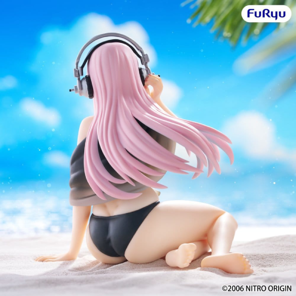 Figur - Super Sonico - Noodle Stopper Figure - Super Sonico Swimsuit (Black Color Ver.)