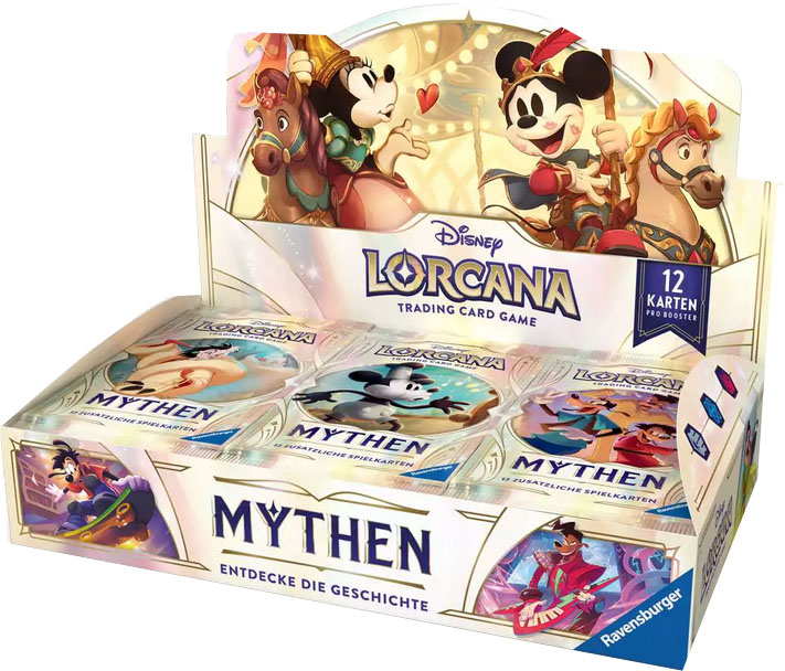 Disney Lorcana Mythen Booster Display deutsch