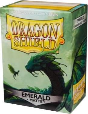 Dragon Shield Standard Sleeves (100) - Matte Emerald