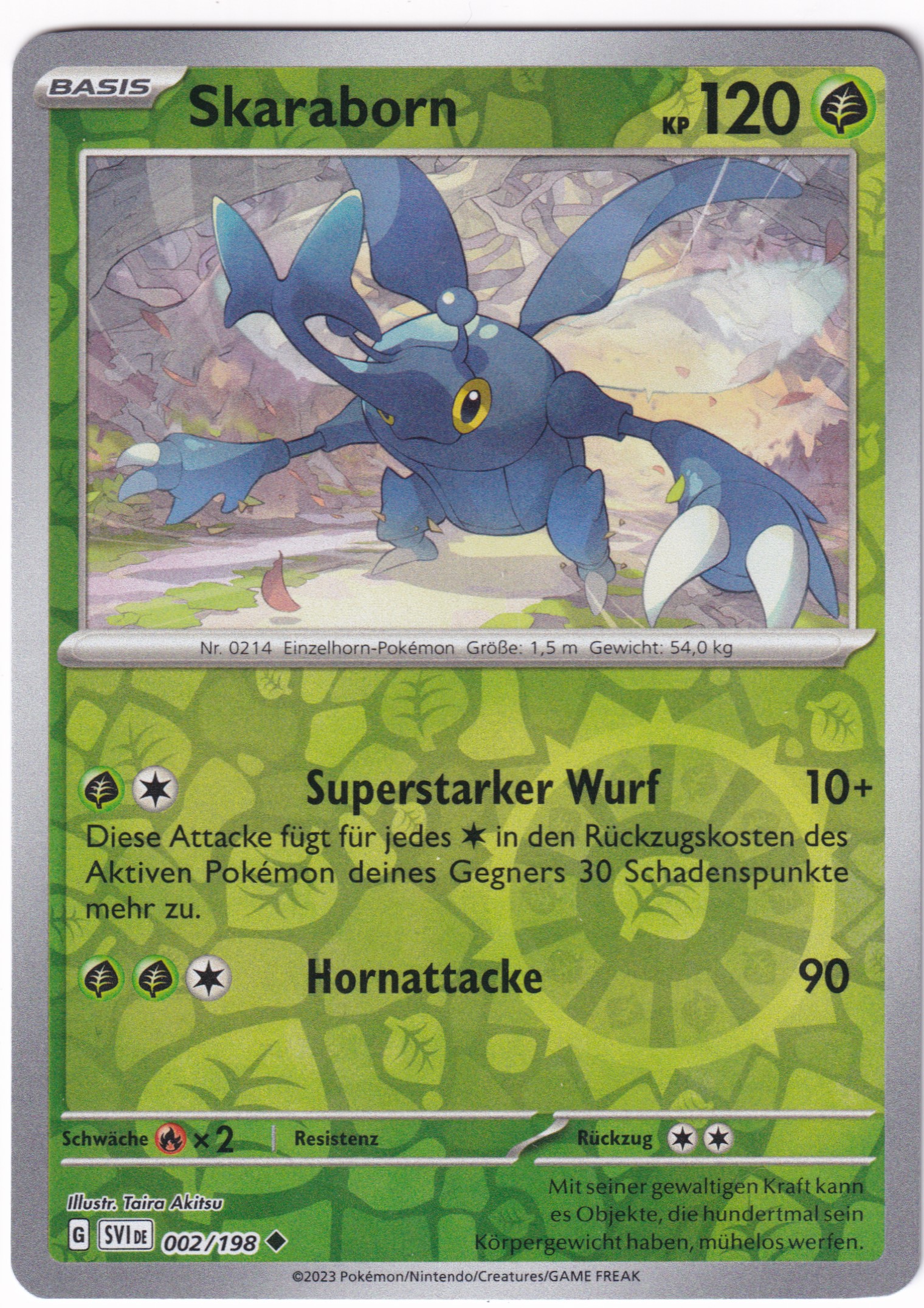 Skarabon 002/198 Uncommon Reverse Holo  - Karmesin & Purpur Deutsch