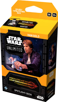 Star Wars: Unlimited - Umschalten auf Lichtgeschwindigkeit Spotlight Deck - Han Solo deutsch