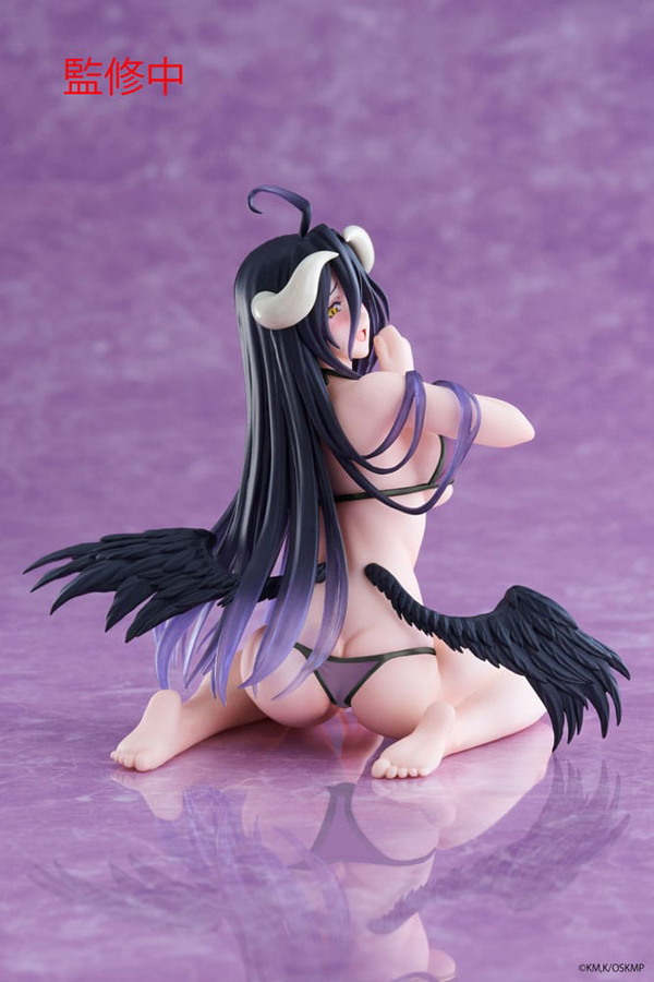 Figur - Overlord - Desktop Cute Figure - Albedo (Swimsuit Ver.) Renewal Edition