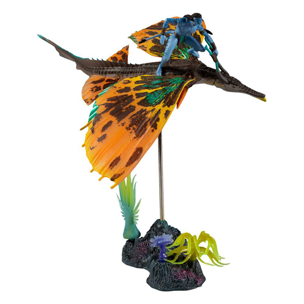 Action Figur - Avatar 2 The Way of Water - World of Pandora - Jake Sully & Skimwing