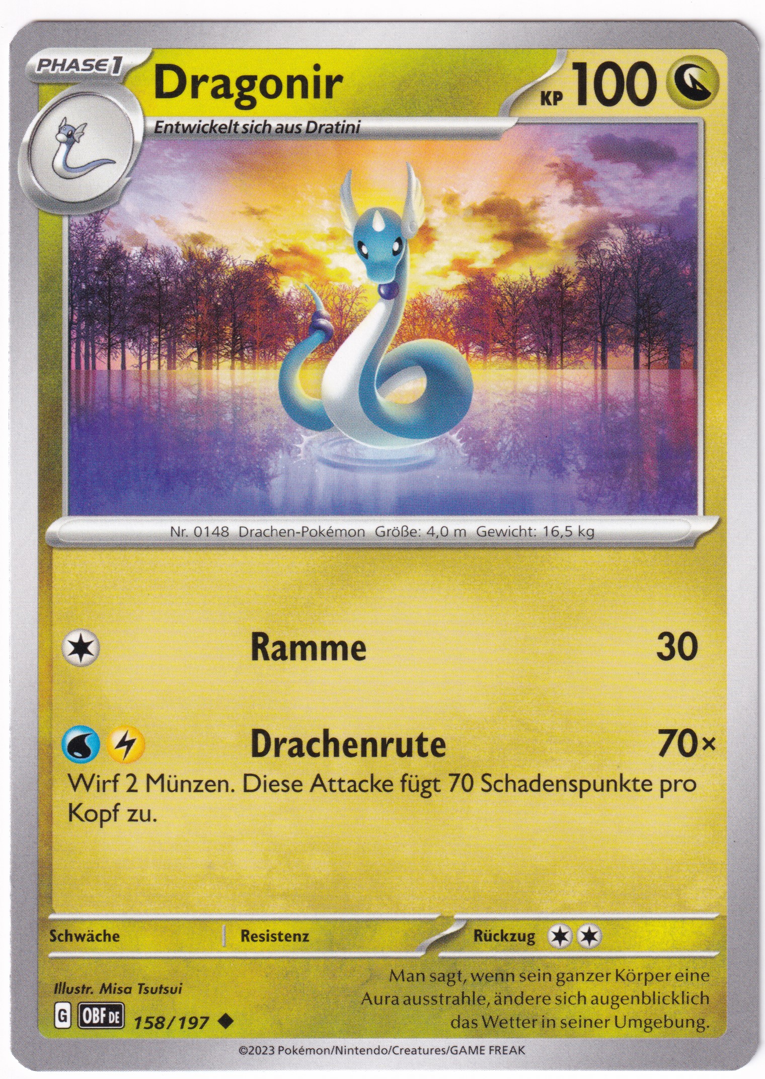 Dragonir 158/197 Uncommon - Obsidian Flammen Deutsch