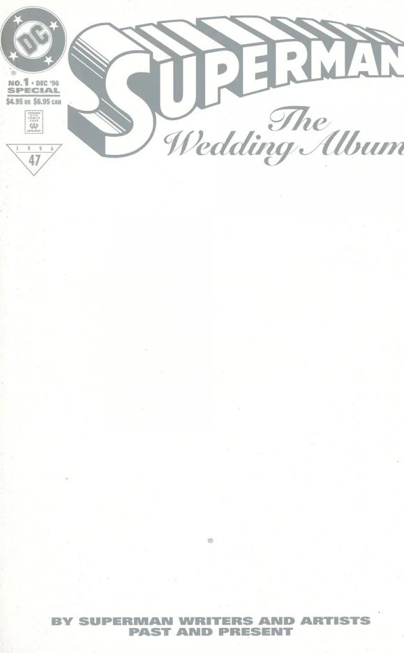 SUPERMAN: The Wedding Album #1 - Embossed VAR