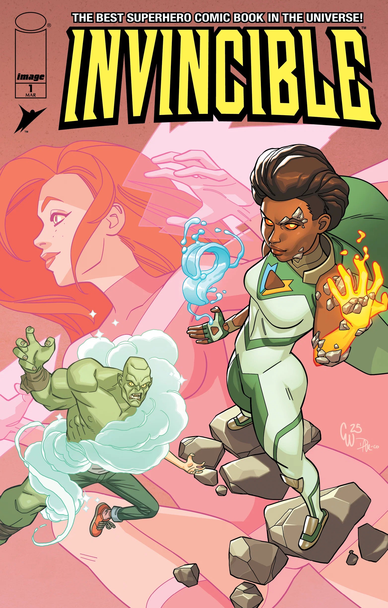 Invincible #1 VS PS5 Exclusive Cover Cory Walker