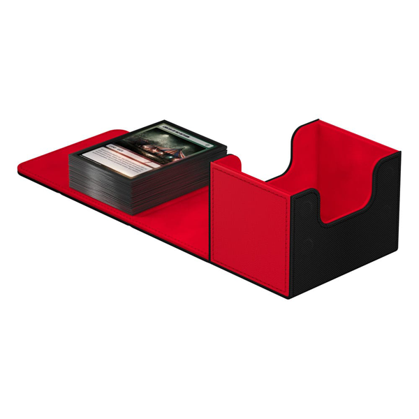 Ultimate Guard - Sidewinder Deck Box 100+ - Xenoskin Black/Red
