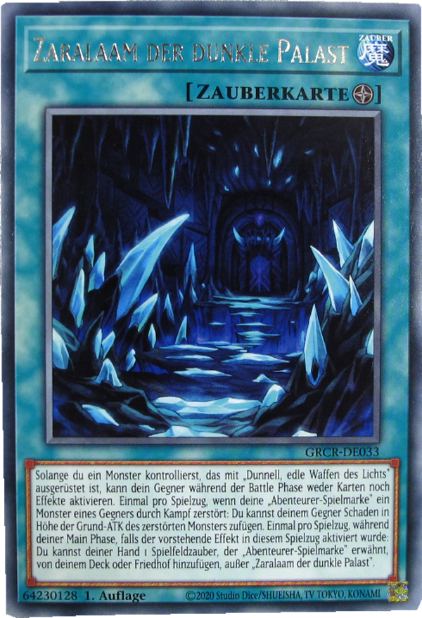 GRCR-DE033 Zaralaam der dunkle Palast Rare deutsch