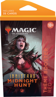 Magic Innistrad: Midnight Hunt Red Theme Booster englisch