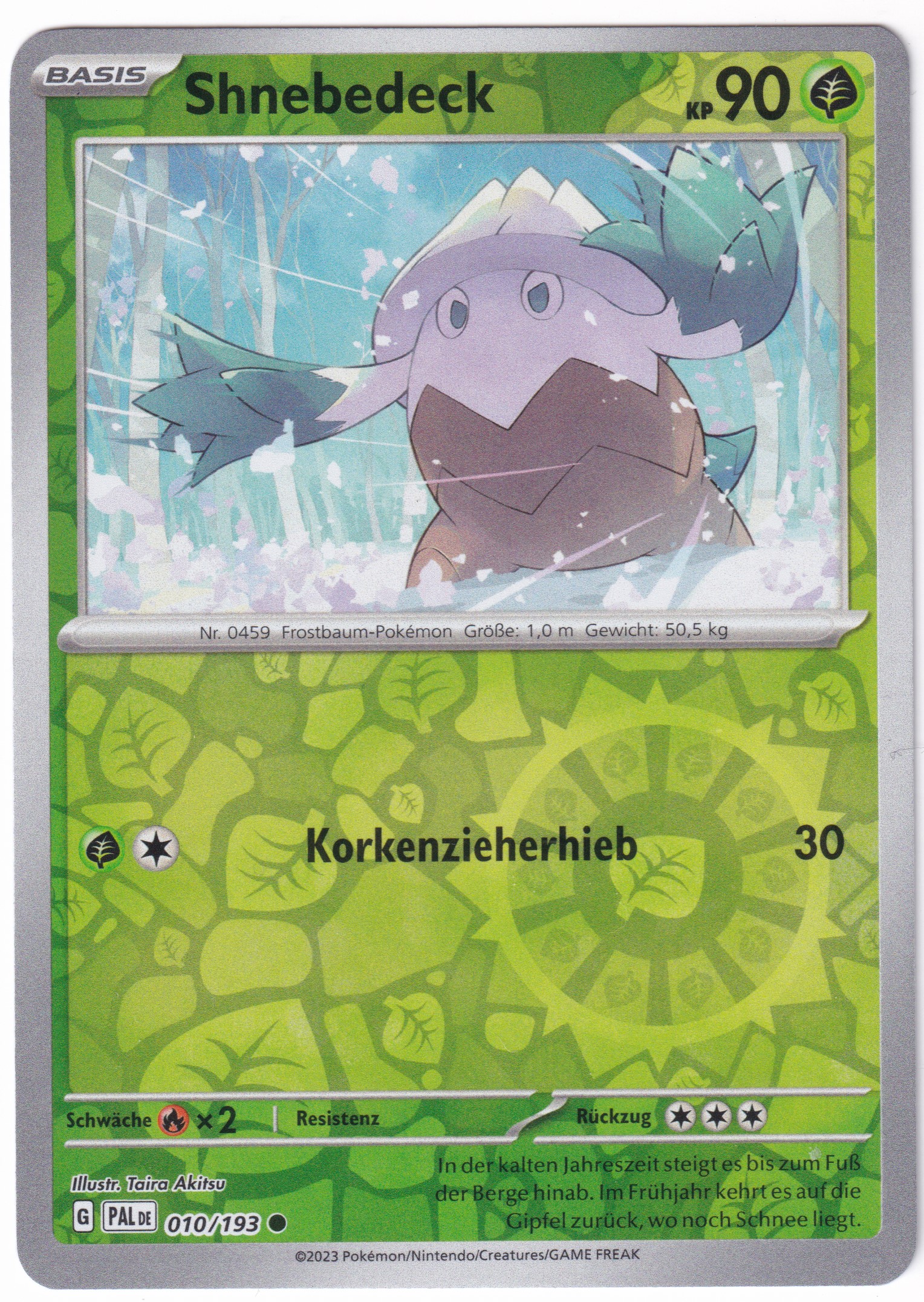 Shnebedeck 010/193 Common Reverse Holo - Entwicklungen in Paldea Deutsch