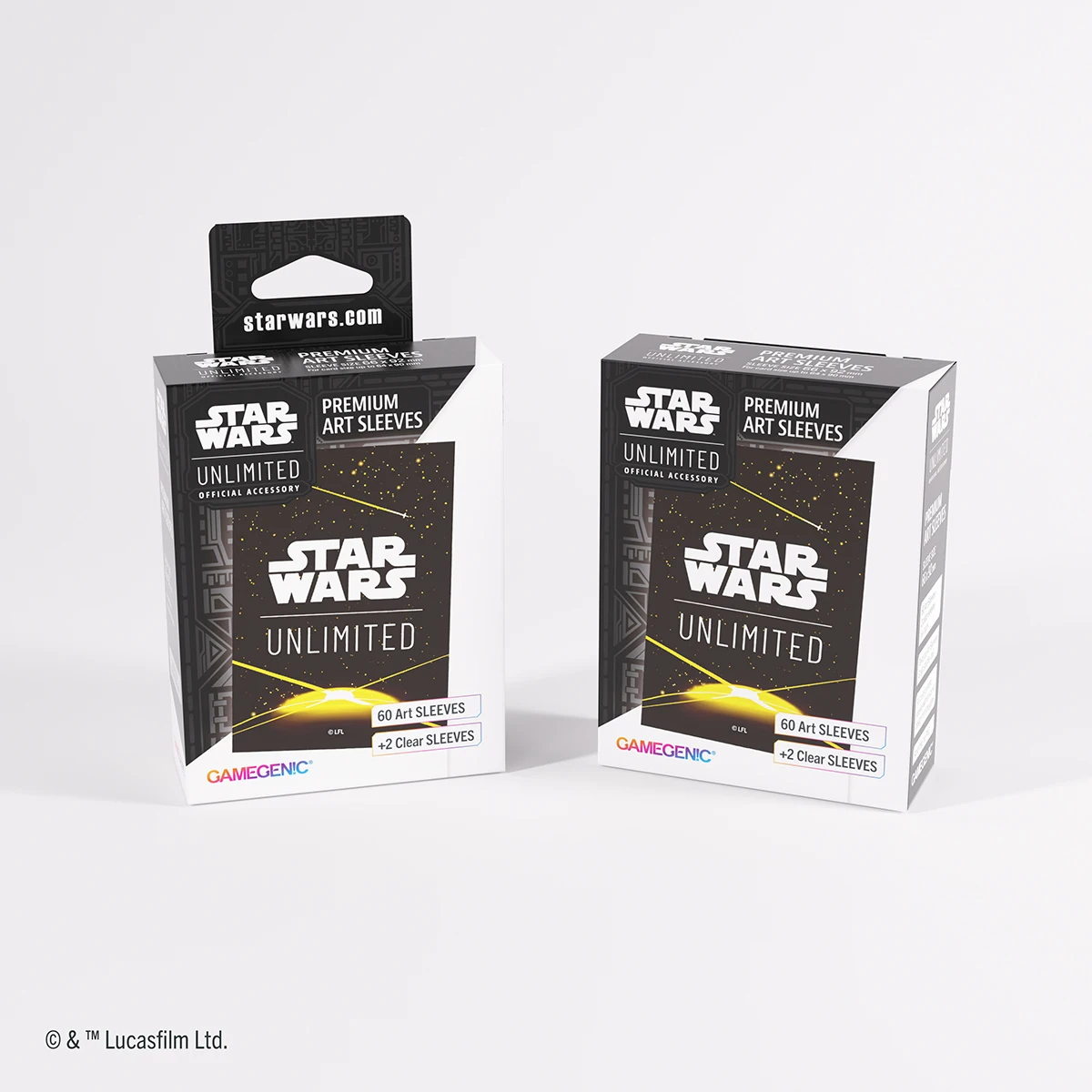 Gamegenic - Star Wars: Unlimited Premium Art Sleeves - Card Back Yellow