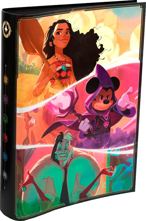 Disney Lorcana Himmels-Leuchten Lorebook Card Portfolio "Nicholas Kole"