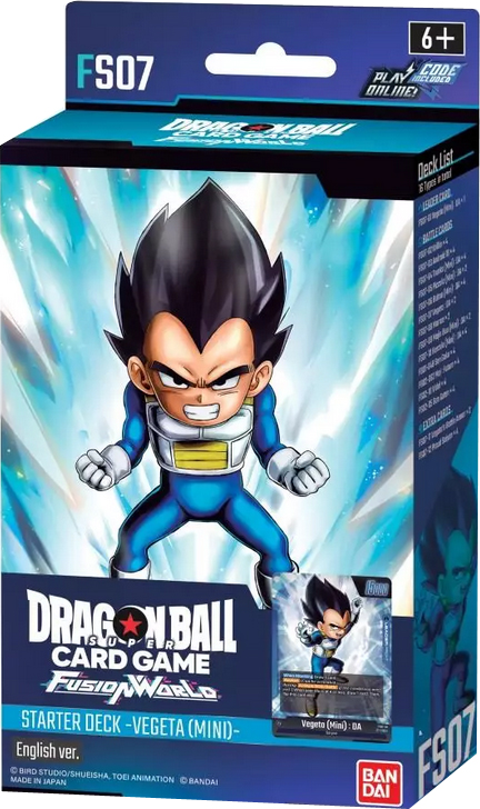 Dragonball Super Card Game - Fusion World Starter Deck FS07 Vegeta (Mini) englisch
