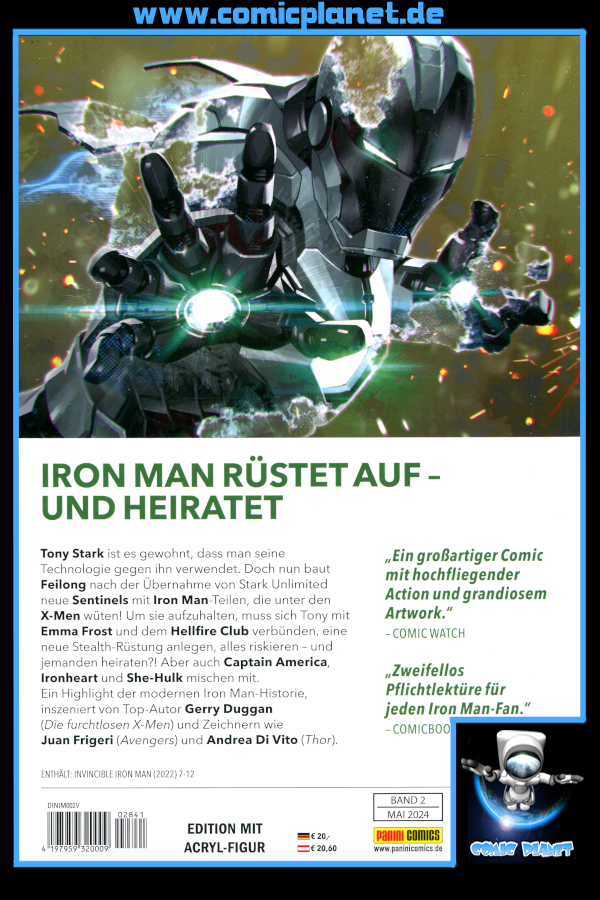 Der unbesiegbare Iron Man Band 02 (inkl. Acryl-Figur): Mr. und Mrs. Stark