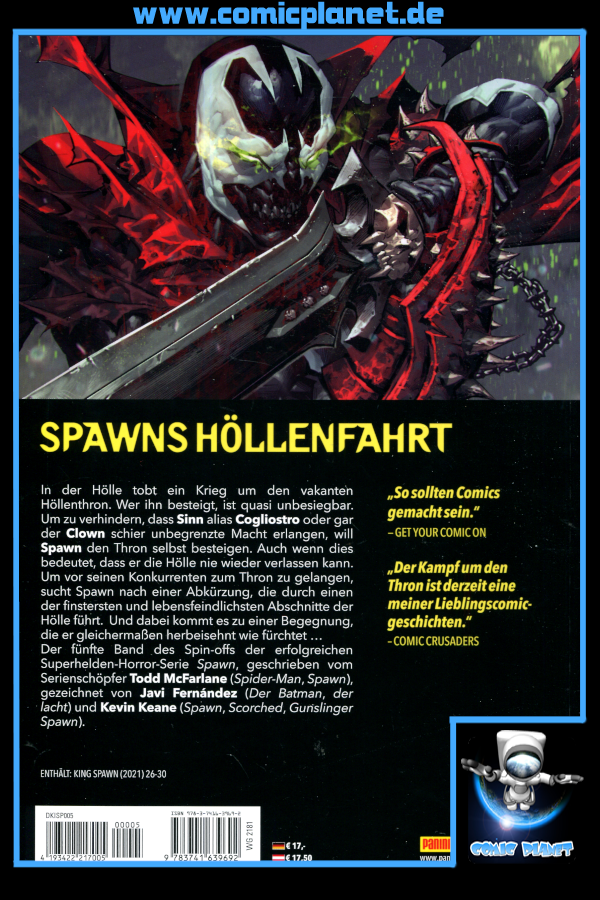 King Spawn Band 05: Durch die Hölle