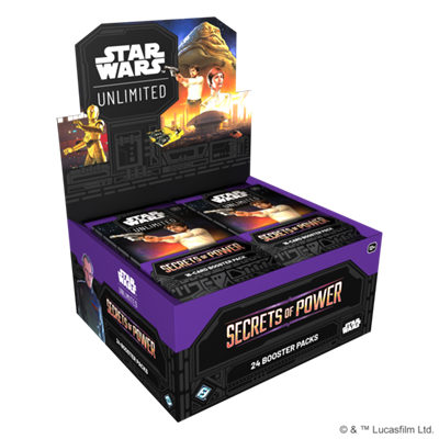 Star Wars: Unlimited - Secrets of Power Booster Display englisch