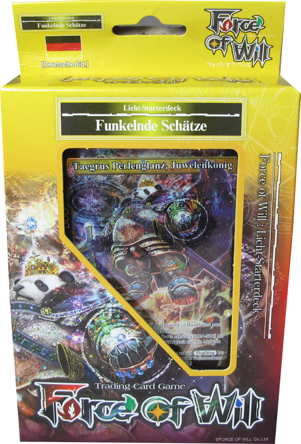 Force of Will Reiya Starter - Licht Deck - Funkelnde Schätze
