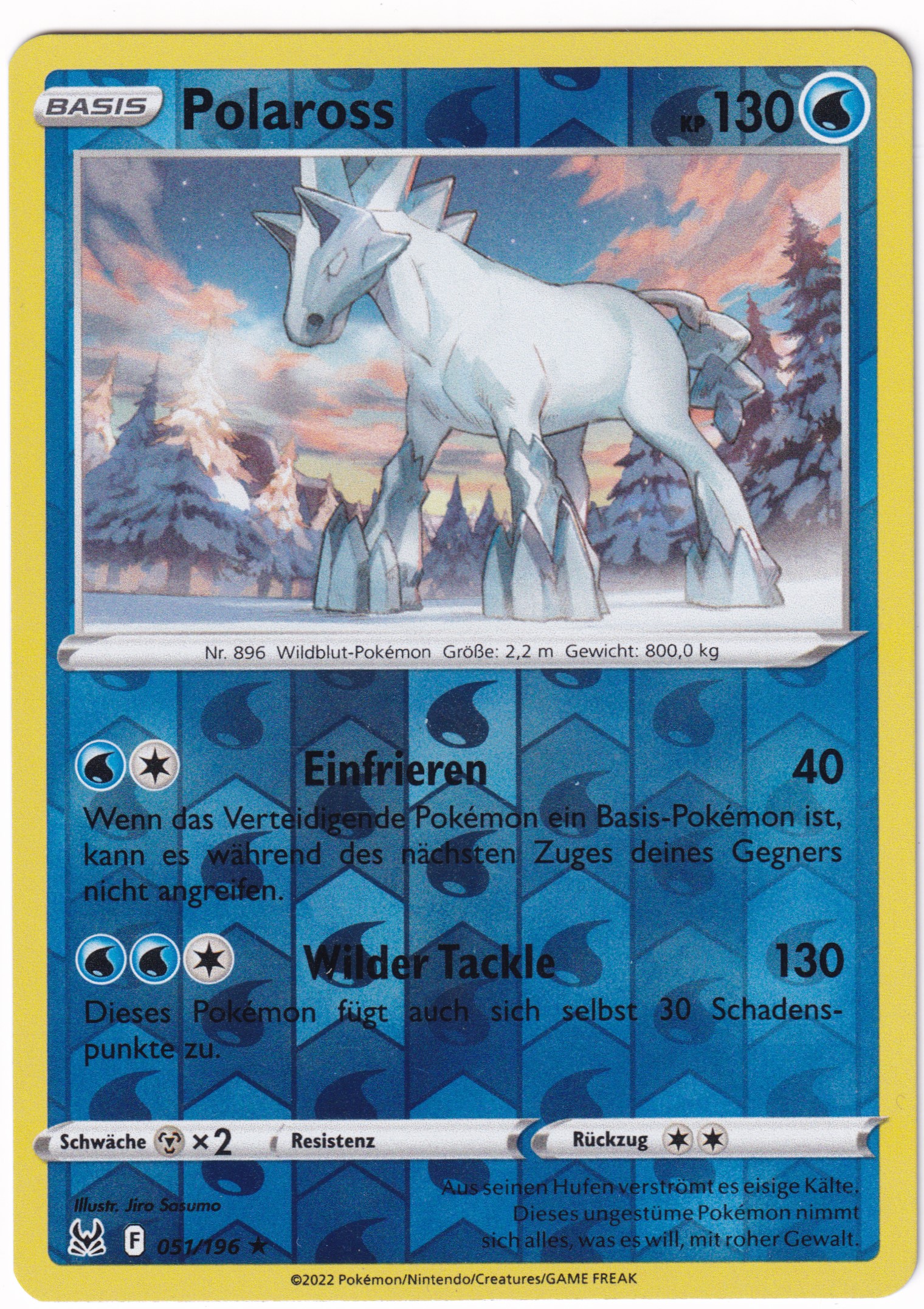 Polaross 051/196 Rare Reverse Holo - Verlorener Ursprung Deutsch