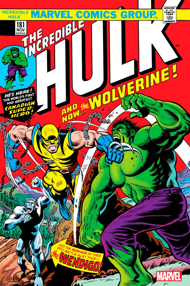 INCREDIBLE HULK #181 FACSIMILE EDITION (2023 PTG)