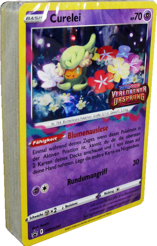 Pokemon Verlorener Ursprung B&B Stadion Box - Curelei Pre-Release Deck