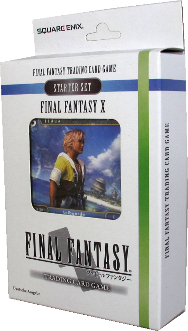 Final Fantasy X Trading Card Game Starter Set Blau deutsch