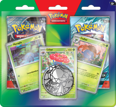 Pokémon Enhanced 2-Pack Blister (2026) - Myrapla, Duflor und Giflor deutsch