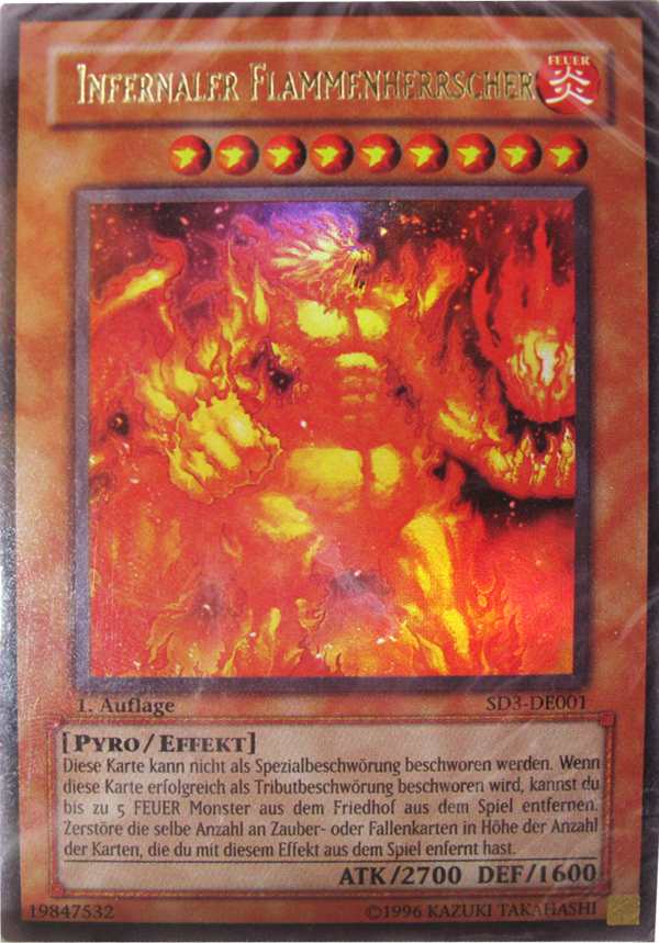 Yu-Gi-Oh! Blaze of Destruction Structur Deck deutsch - Ohne Verpackung