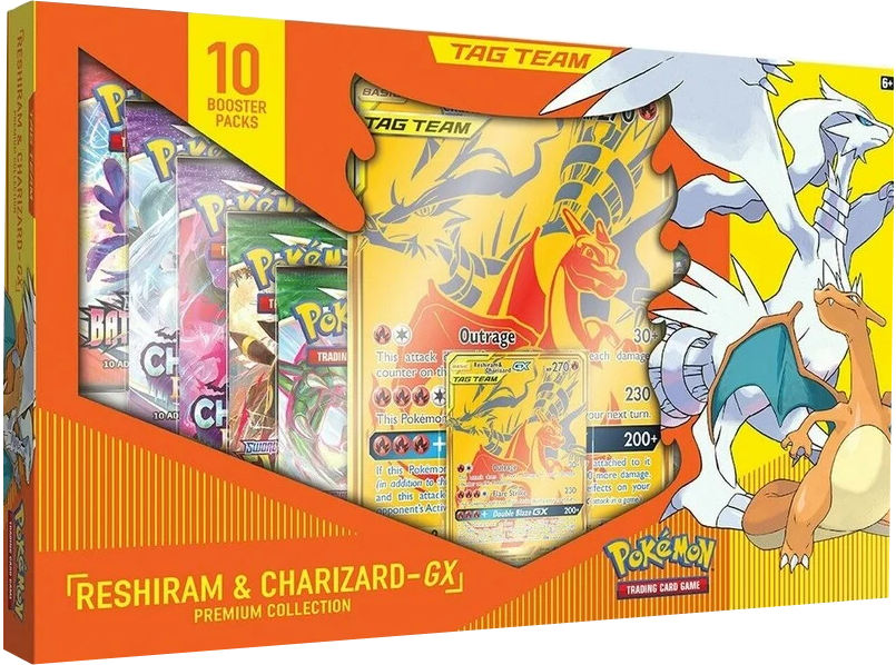 Pokemon Tag Team Reshiram & Glurak-GX Premium Collection englisch