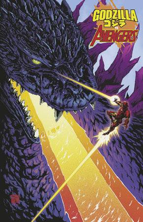 GODZILLA VS AVENGERS #1 - FOIL - TAKESHI OKAZAKI VAR