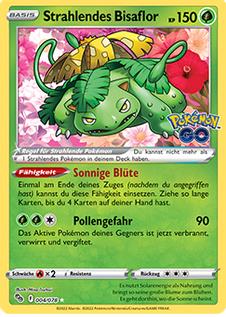 Strahlendes Bisaflor 004/78 Radiant Rare - Pokemon Go Deutsch