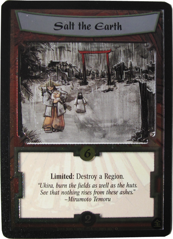 Legend of the Five Rings - Scorpion Clan Promokarten 5er Set - englisch