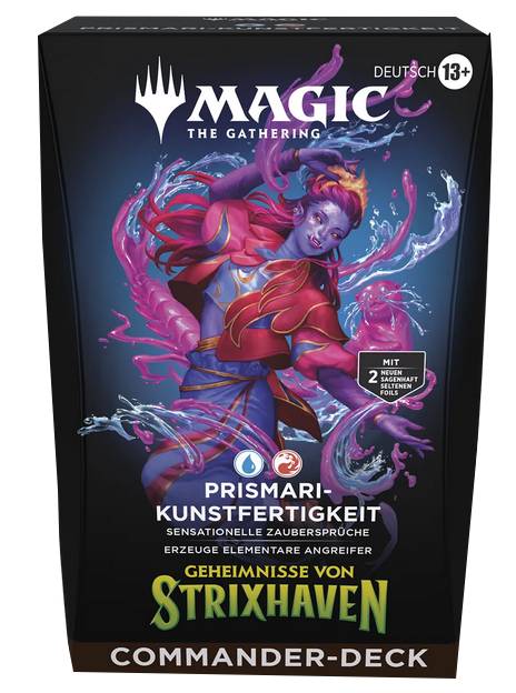 Magic Geheimnisse von Strixhaven Prismari-Kunstfertigkeit Commander Deck deutsch