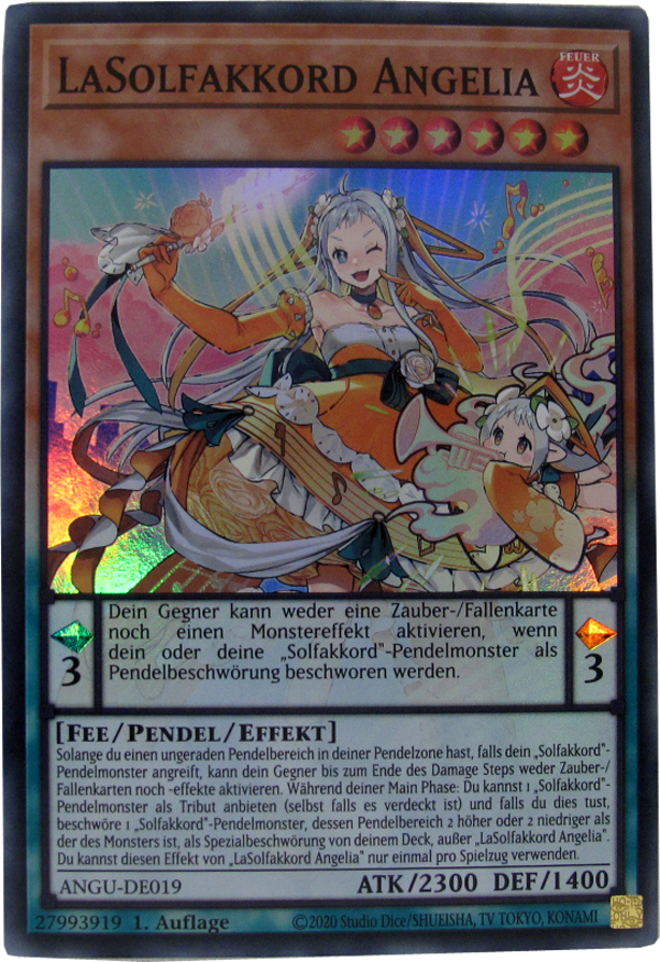 ANGU-DE019 LaSolfakkord Angelia Super Rare deutsch