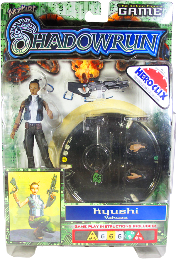 Action Figur - Shadowrun Duels - Kyushi (Yakuza)