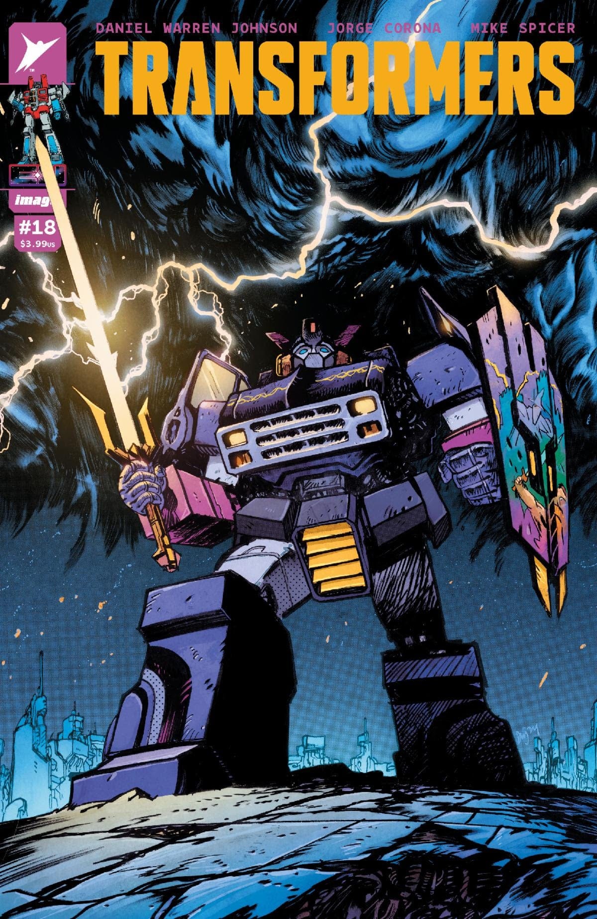 TRANSFORMERS #18 JOHNSON 1ST APP VARIANT