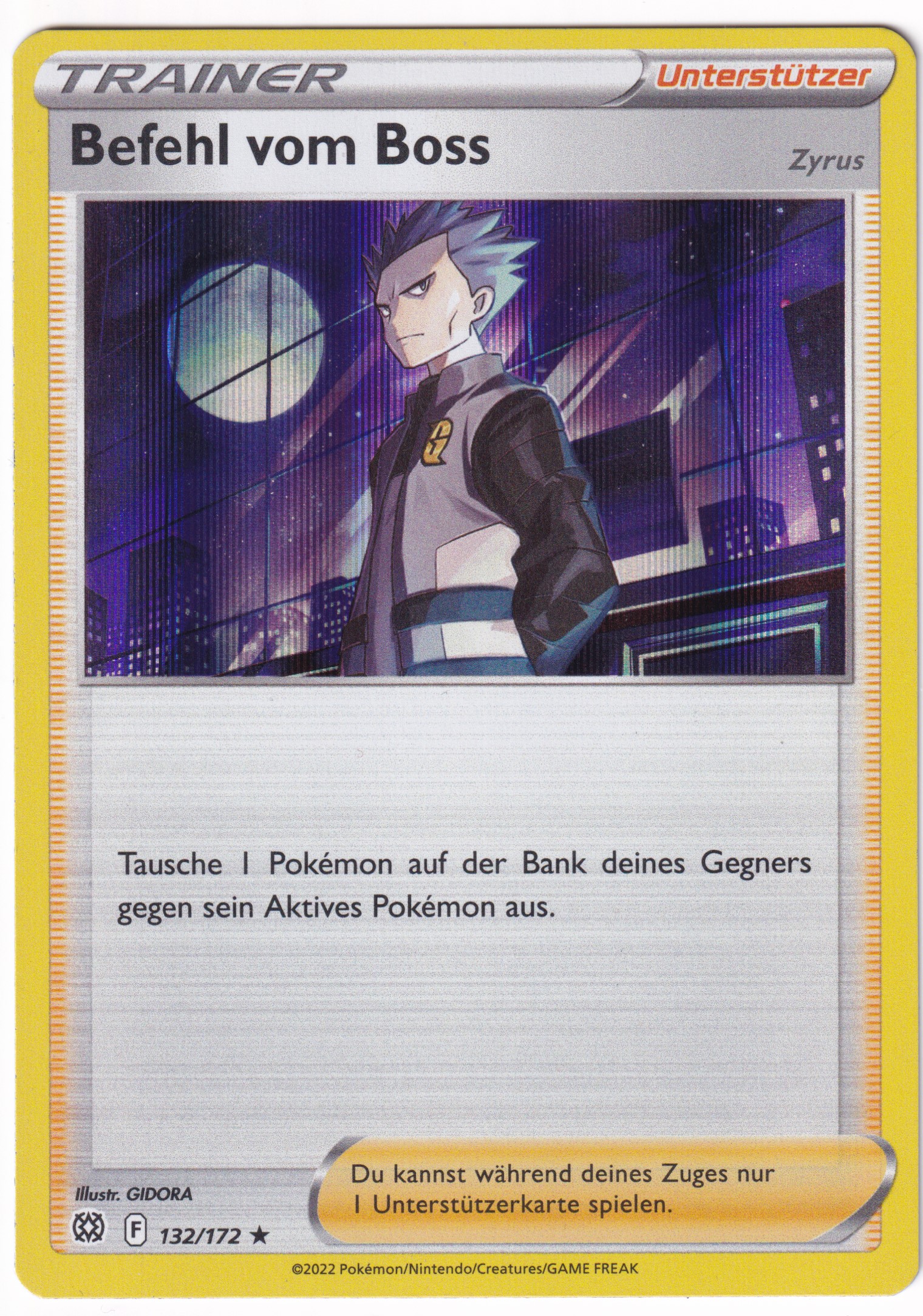 Befehl vom Boss 132/172 Rare Holo - Strahlende Sterne Deutsch